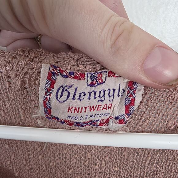 Vintage Blengyle Light Pink 3/4 Sleeve Fairy Dainty Sweater Midi Dress Size M - Picture 4 of 7